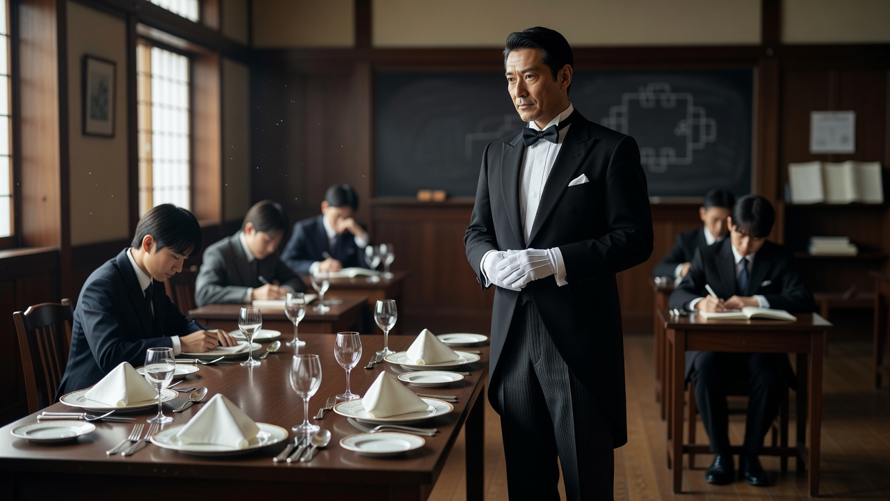 教室で受講者がノートを取りながら学ぶ様子