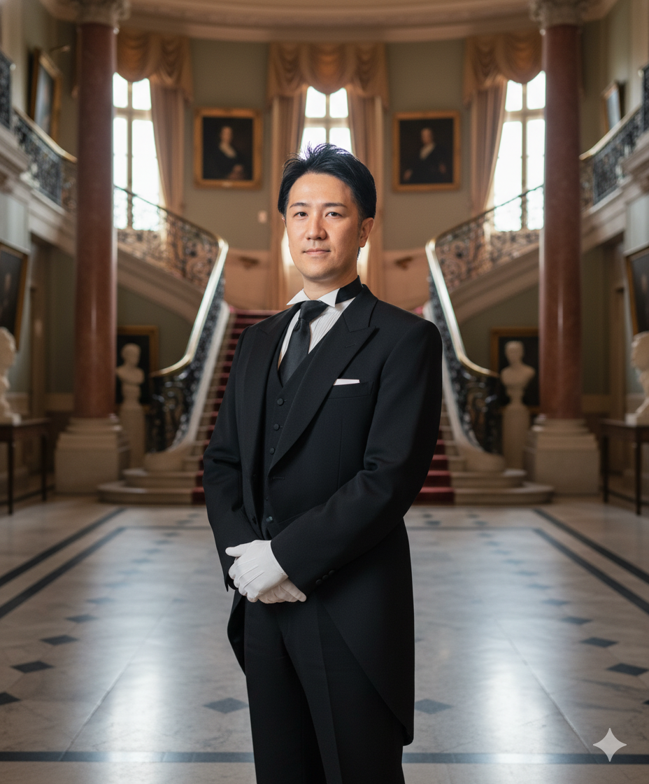 執事ベル(石井裕一)- プロフェッショナルポートレート
