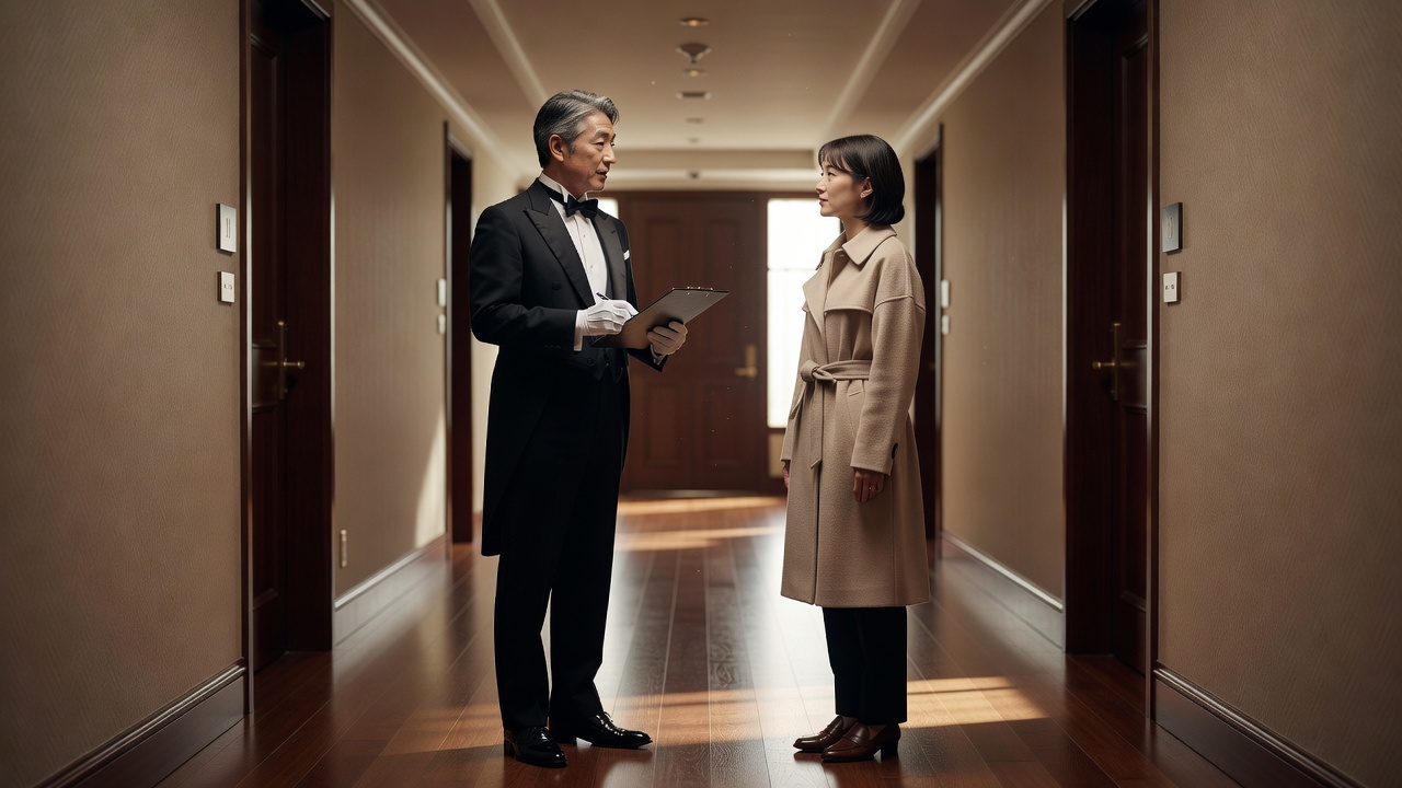 A Japanese butler at work, related site of Butler Bell