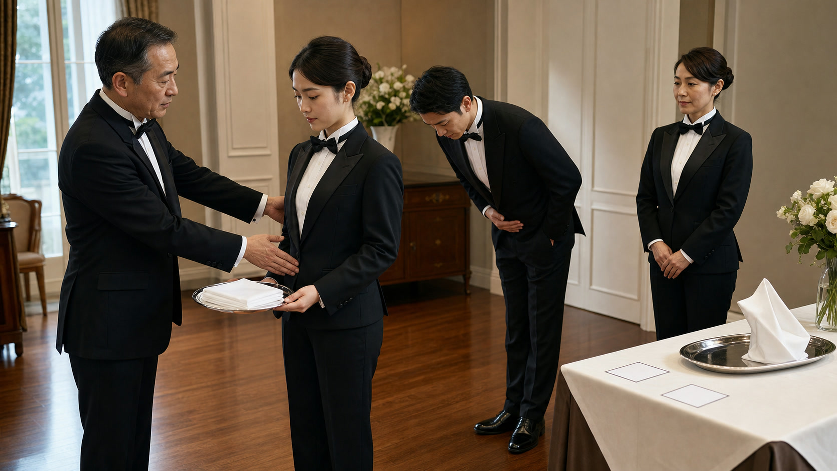 認定に向けた基礎研修の場面
