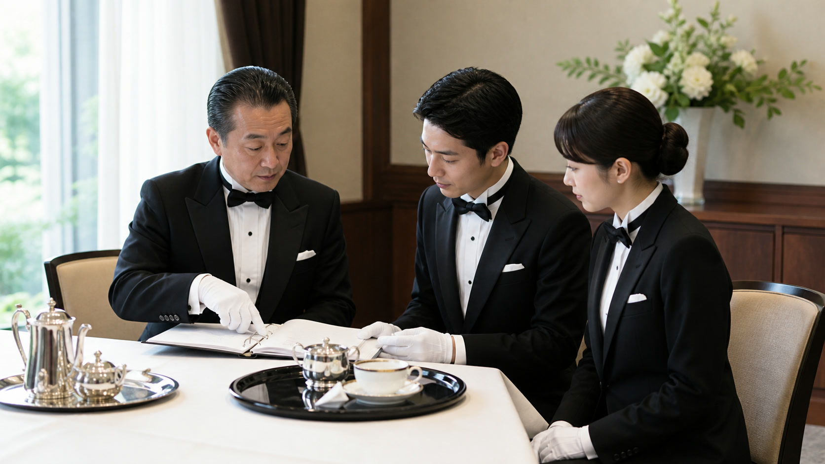 協会の教育研修を担う執事たち