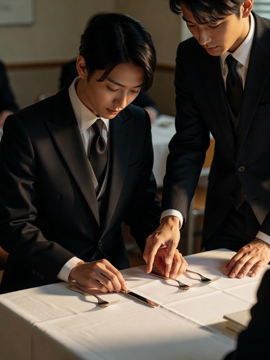 A Japanese butler at work, related site of Butler Bell