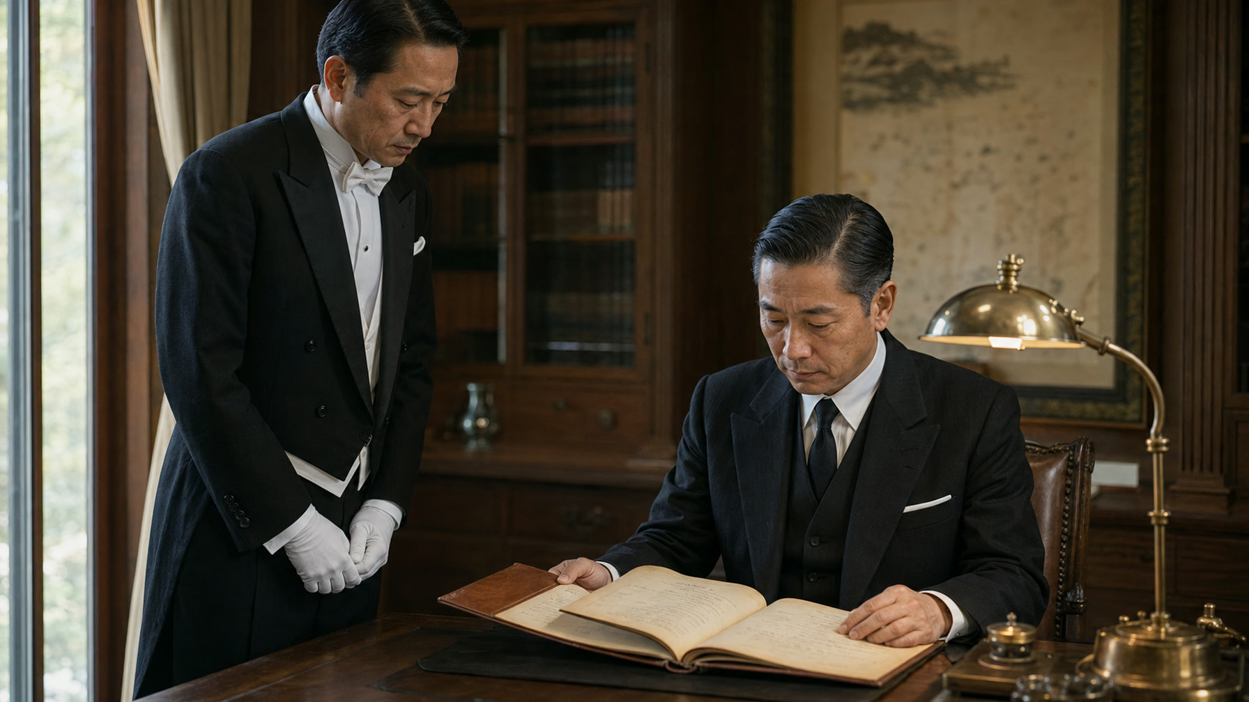 家の運営を統括するハウス・スチュワードと執事